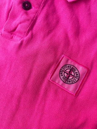 Polo Stone Island Taglia M Rosa