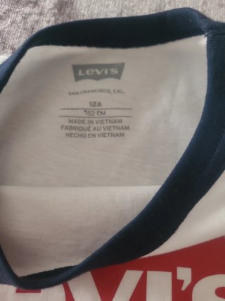 Maglietta Levi's Bianca Taglia 12