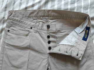Pantalone leggero uomo Zara beige taglia 30