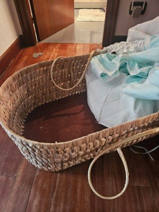 Mosè in vimini per neonati