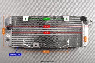 Radiador YAMAHA TMAX 530 2012 - 2016 T-MAX