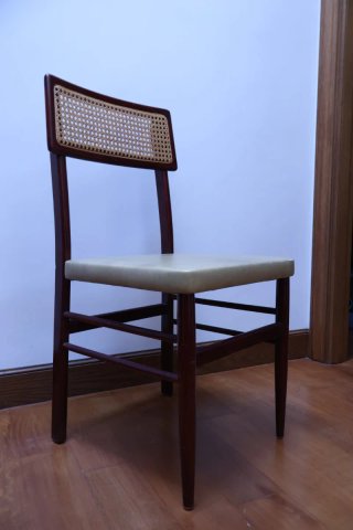 Conjunto 6 Sillas Mocholí Madera Rattan
