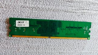 Memoria RAM Apacer 512MB DDR2 PC2-4300 533MHz