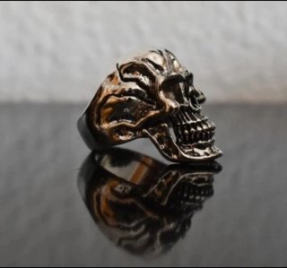 Anillo Skull Acero Inoxidable