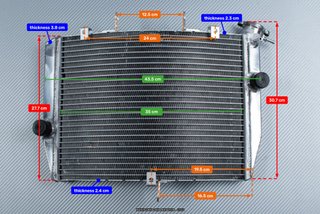 Radiador KAWASAKI ZX6R 600 2009 - 2012 ZX 6 R