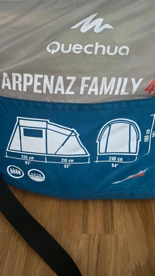 Tienda de campaña familiar Decathlon