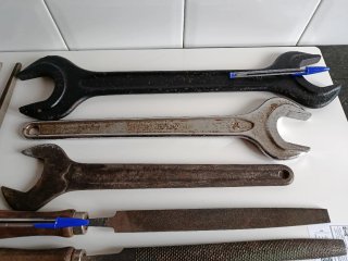 Lote de herramientas manuales