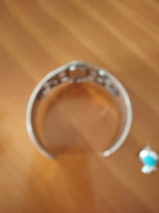 Conjunto pulsera y pendientes piedra azul
