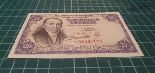 Billete 25 pesetas 1946 Banco de España