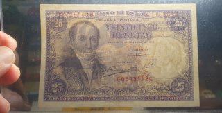 Billete 25 pesetas 1946 Banco de España