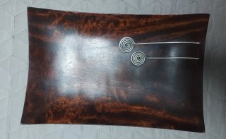 Bandejas decorativas madera (2 unidades)