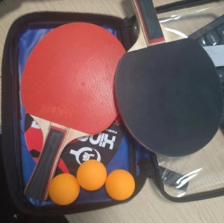 Set 2 racchette ping pong + 3 palline