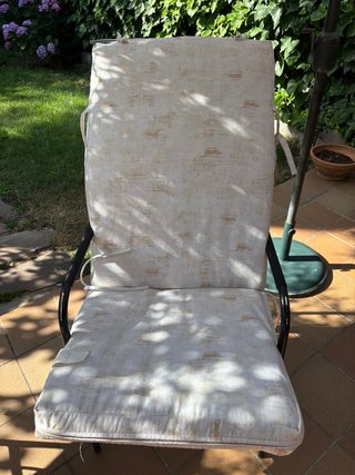 Cuscini Imbottiti per Sedia o Poltrona da Giardino