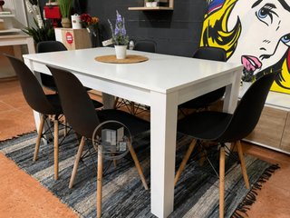 Pack de Mesa Comedor con Seis Sillas