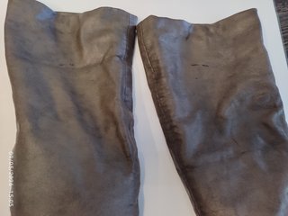 Stivali JFK in pelle grigio