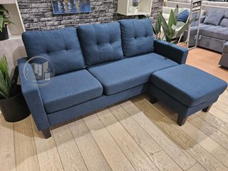 Sofa con Puff Convertible en Chaise Longue