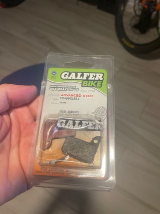 Pastillas Galfer G1851 SRAM Rojas