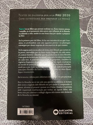 Noesi. Textos de filosofia per a les PAU 2026
