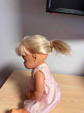 Set Peluquería Muñeca Rosa y Accesorios