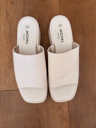 Sandalias Monki Blancas Plataforma
