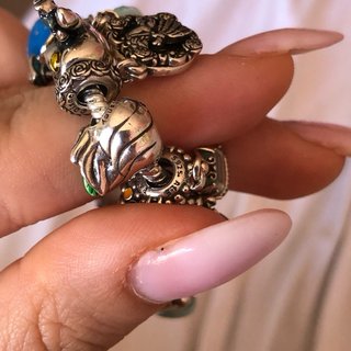 Pandora Disney Rosa Incantata Bella Bestia Charm