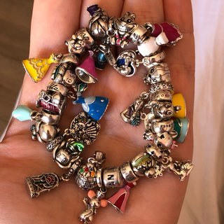 Pandora Disney Rosa Incantata Bella Bestia Charm