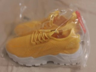Zapatillas deportivas amarillas mujer