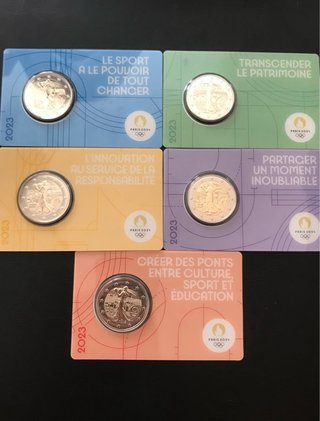 Moneda 2€ Francia Coincard 2023 Paris 2024