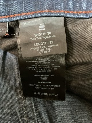 Pantalón vaquero de hombre de G-Star Raw (W30/L32)