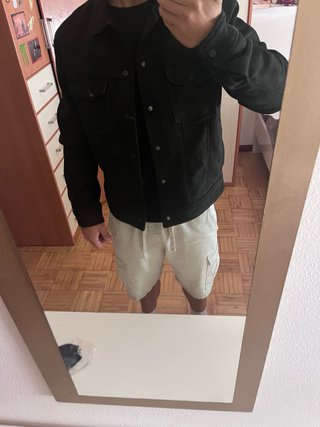 Chaqueta Zara Negra Hombre