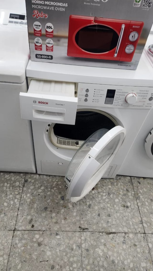 SECADORA BOSCH GARANTIA TRANSPORTE 7 KILO
