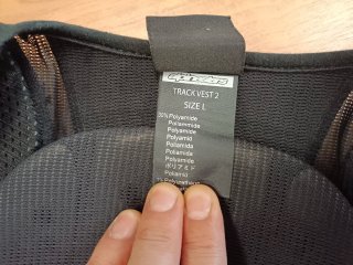Chaleco Moto Alpinestars Track Vest 2 Talla L