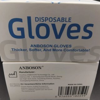 Guantes nitrilo sin látex caja 100 · tallas M y L