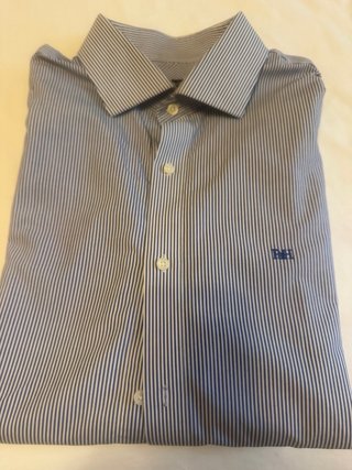 Camisa Pedro del Hierro Rayas Azul Caballero