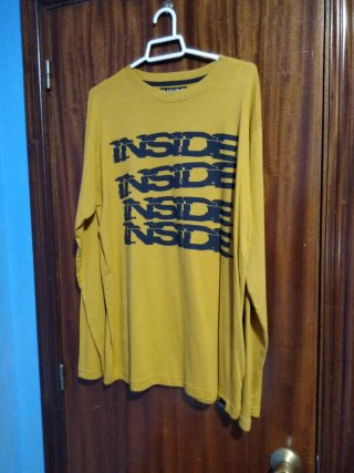 Camiseta Inside Manga Larga Talla M