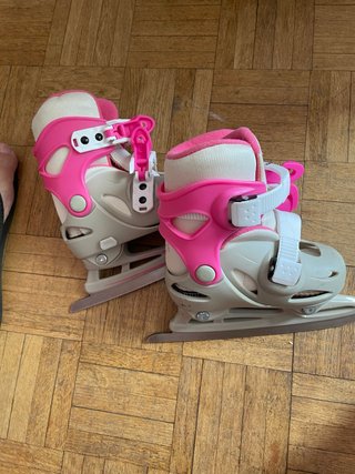Patines de hielo infantiles rosas 26/30