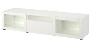 Mueble TV IKEA BESTÅ Blanco 180cm