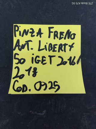 Pinza Freno Piaggio Liberty 50 125 150