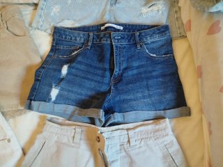 Pantalones cortos vaqueros mujer