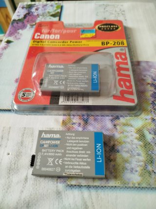 Cámara Canon CC-80 + Baterías + DVD