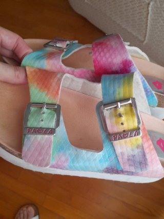 Sandalias Paola Talla 39 Multicolor