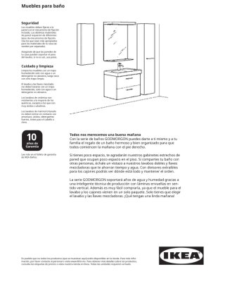 Mueble de baño madera IKEA NUEVO
