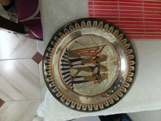 Plato decorativo egipcio
