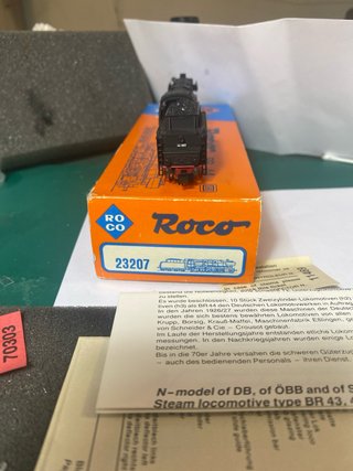 Roco N BR 44 carbon locomotora vapor