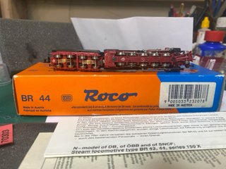 Roco N BR 44 carbon locomotora vapor