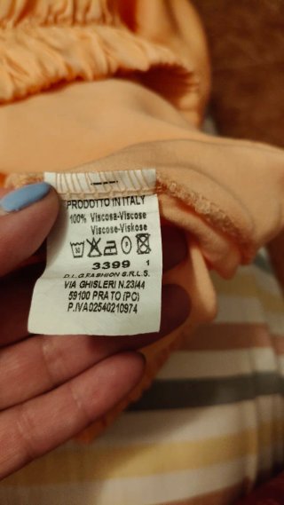 Pantalón ancho mujer talla 46/48 naranja pastel