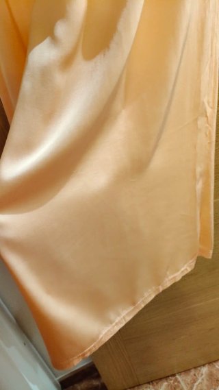 Pantalón ancho mujer talla 46/48 naranja pastel