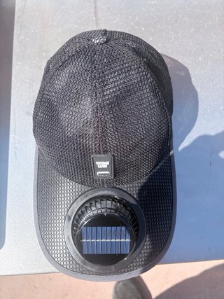 Gorra Solar con Ventilador