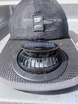 Gorra Solar con Ventilador