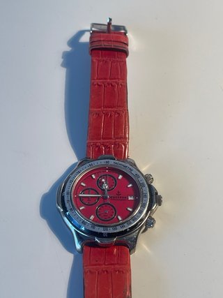 Reloj Calypso Cronógrafo Rojo